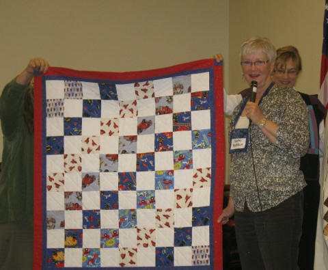Kathy Rathbun, One of four community quilts.